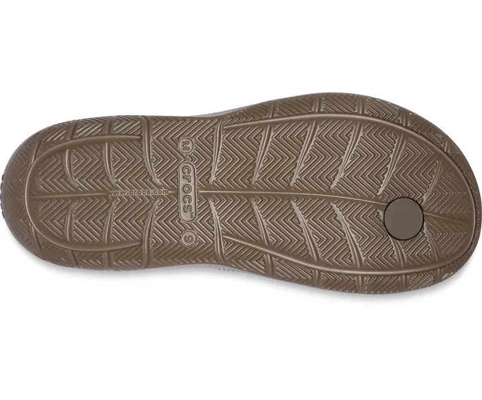 Crocs Swiftwater Realtree Edge Wave Flip Walnut Mens FlipFlops