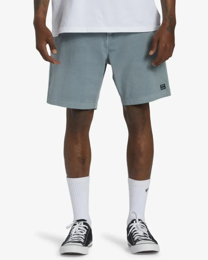 Crossfire Wave Washed 18034 Hybrid Submersible Shorts Blue Haze Men Billabong Shorts