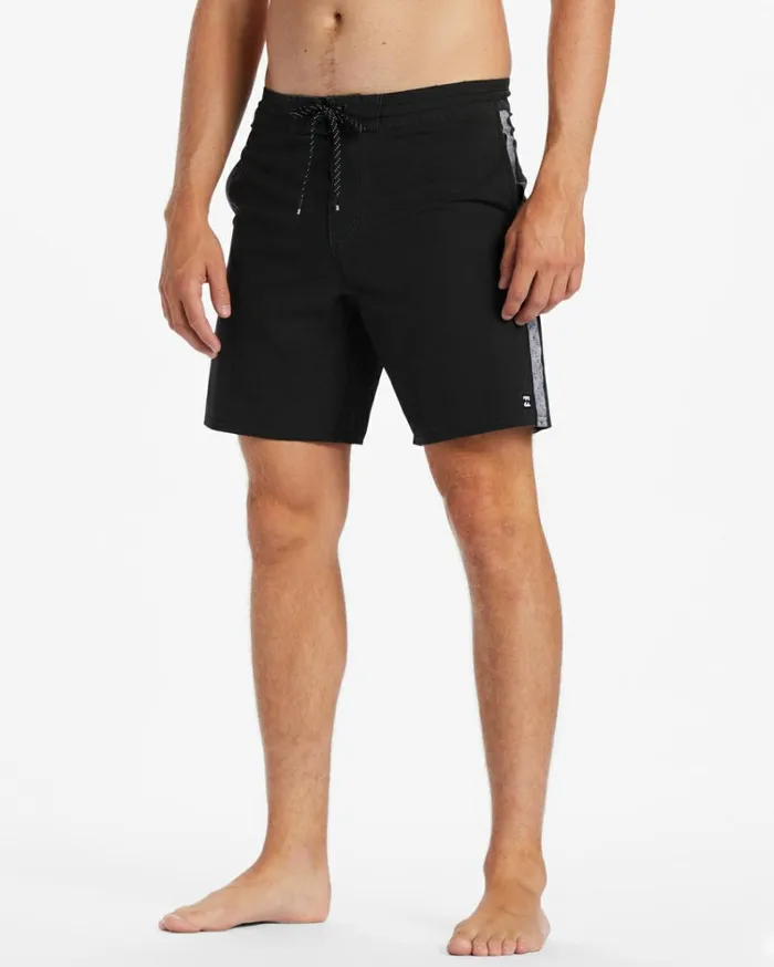 D Bah Lo Tide 18034 Boardshorts Black Men Billabong Side Pockets