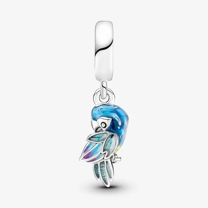 Dangle Charms Women Pandora Jungle Paradise Parrot Dangle Charm