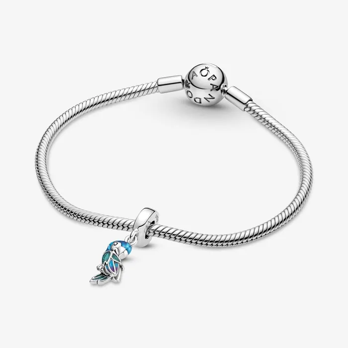 Dangle Charms Women Pandora Jungle Paradise Parrot Dangle Charm
