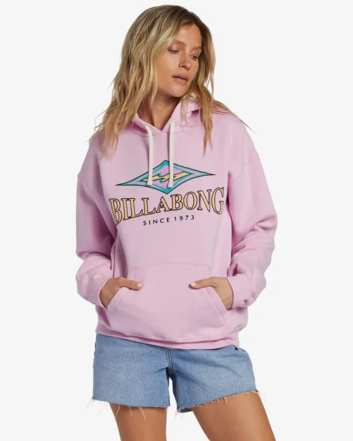 Dawn Patrol Sweatshirt Lilac Smoke Women Billabong Sweatshirts and Fleece