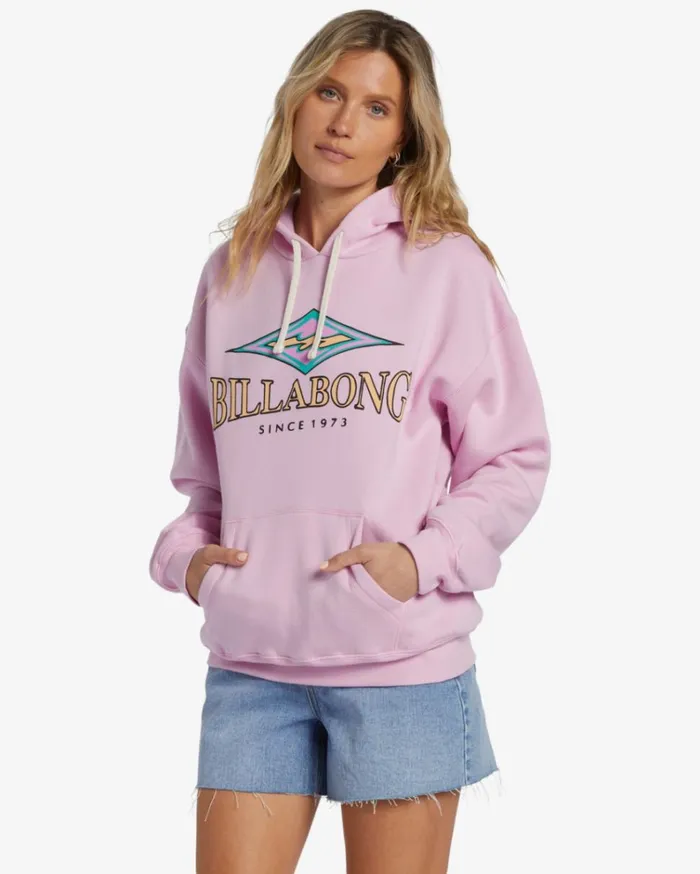 Dawn Patrol Sweatshirt Lilac Smoke Women Billabong Sweatshirts and Fleece