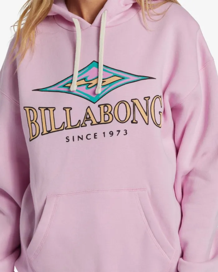 Dawn Patrol Sweatshirt Lilac Smoke Women Billabong Sweatshirts and Fleece