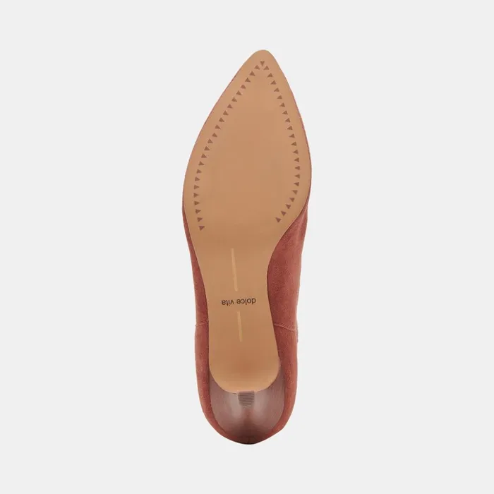 Dee Booties Cinnamon Suede Women Dolce Vita Boots and Booties