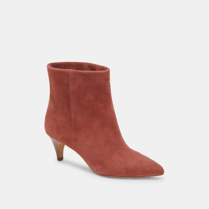 Dee Booties Cinnamon Suede Women Dolce Vita Boots and Booties