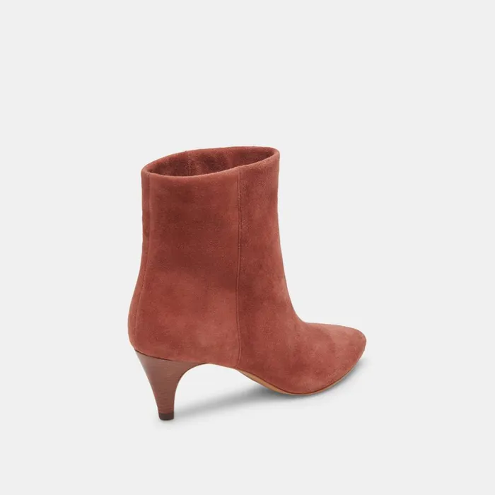 Dee Booties Cinnamon Suede Women Dolce Vita Boots and Booties