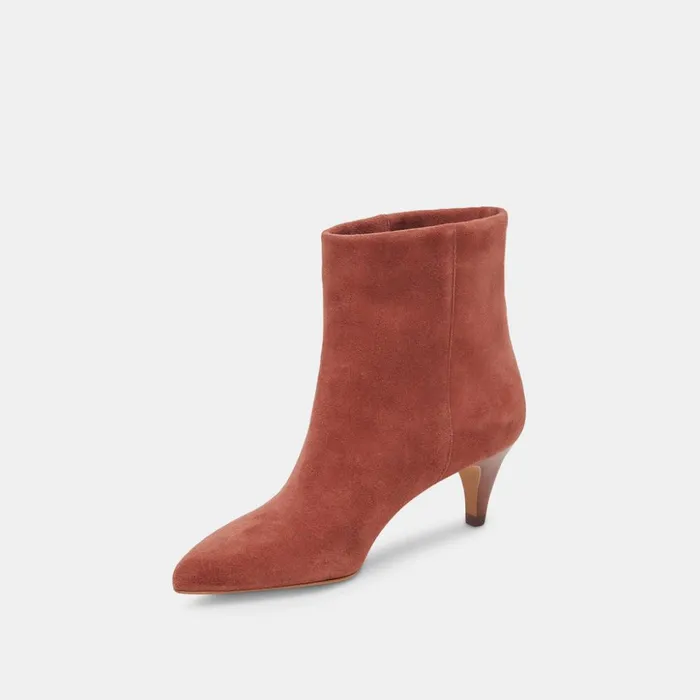 Dee Booties Cinnamon Suede Women Dolce Vita Boots and Booties