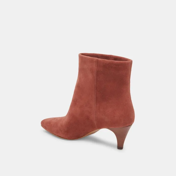 Dee Booties Cinnamon Suede Women Dolce Vita Boots and Booties