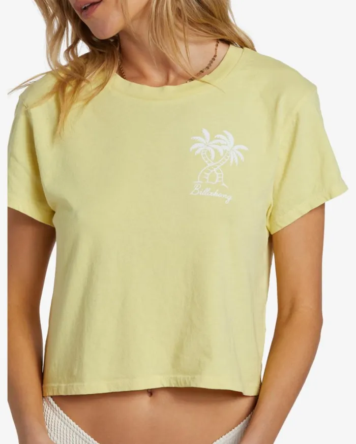 Deep End TShirt Limelight Women Billabong Graphic Tees and Tanks