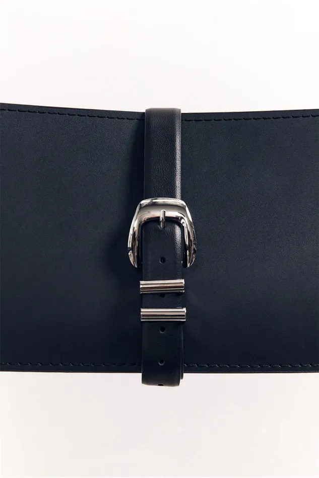 DISSH Belts WINDSOR BLACK LEATHER BELT 8211 Women