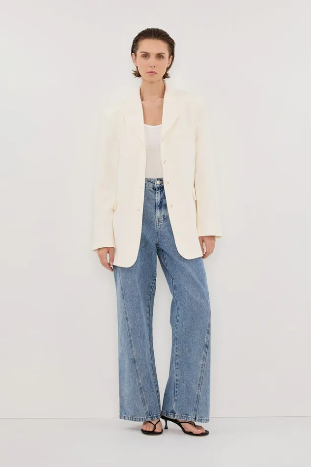 DISSH Blazers LIV CREAM BOYFRIEND BLAZER 8211 Women