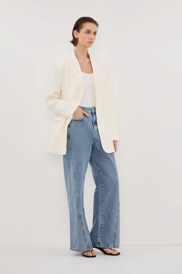 DISSH Blazers LIV CREAM BOYFRIEND BLAZER 8211 Women