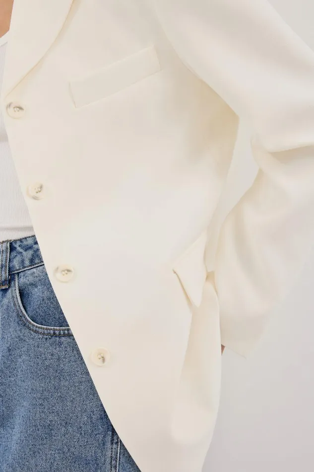 DISSH Blazers LIV CREAM BOYFRIEND BLAZER 8211 Women