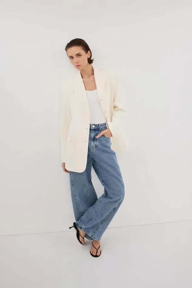 DISSH Blazers LIV CREAM BOYFRIEND BLAZER 8211 Women