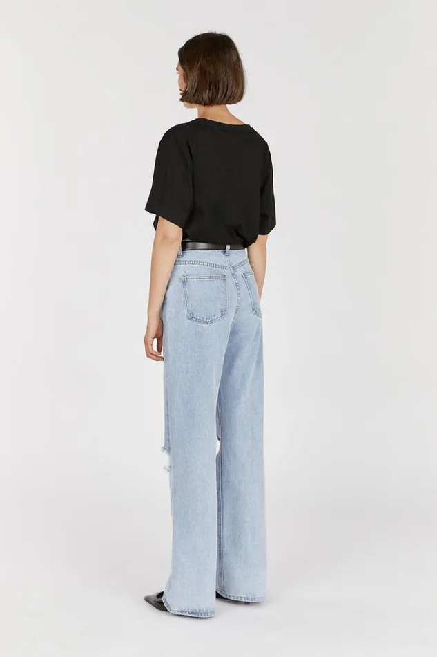 DISSH Jeans ARCHIE BLUE HIGH RISE RIPPED JEAN 8211 Women