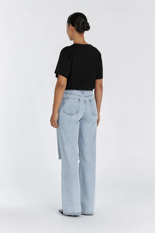 DISSH Jeans ARCHIE BLUE HIGH RISE RIPPED JEAN 8211 Women