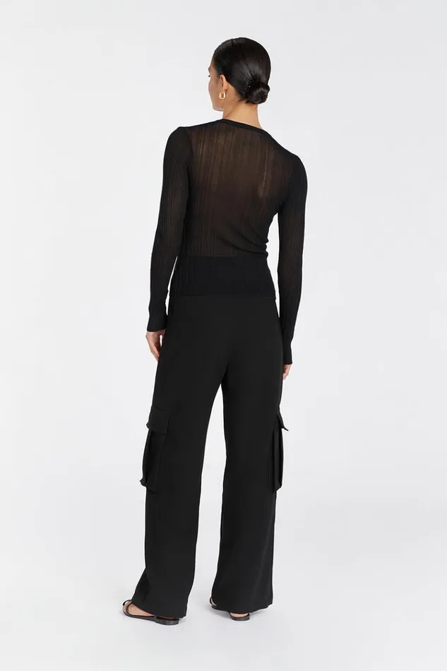 DISSH Knitted HARPER BLACK LSLEEVE KNIT TOP 8211 Women