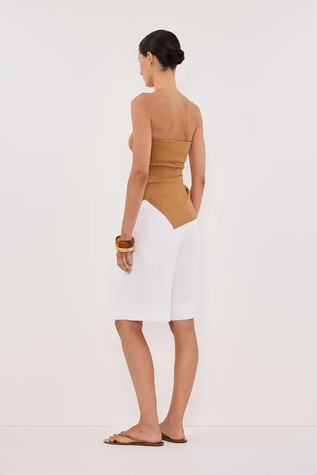 DISSH Knitted LUKE TAN BANDEAU KNIT TOP 8211 Women