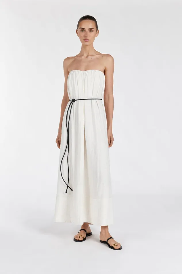 DISSH Midi Dresses SHANIYA CREAM MARLE MIDI DRESS 8211 Women
