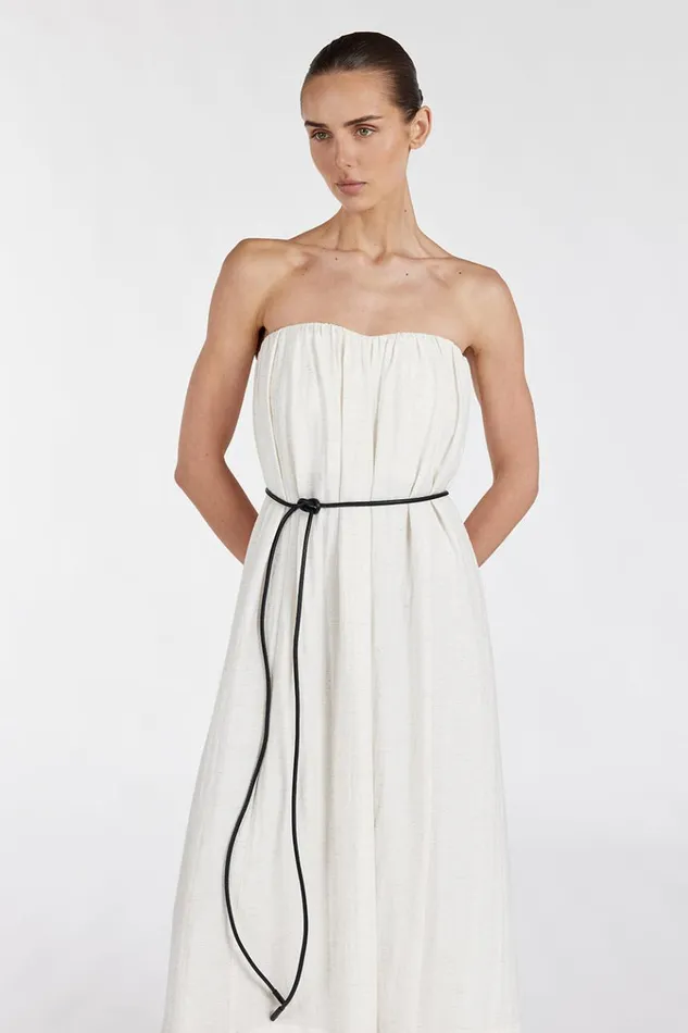 DISSH Midi Dresses SHANIYA CREAM MARLE MIDI DRESS 8211 Women