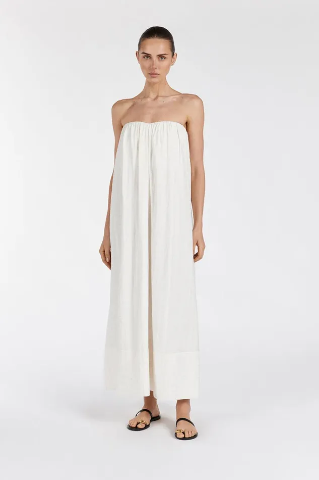 DISSH Midi Dresses SHANIYA CREAM MARLE MIDI DRESS 8211 Women