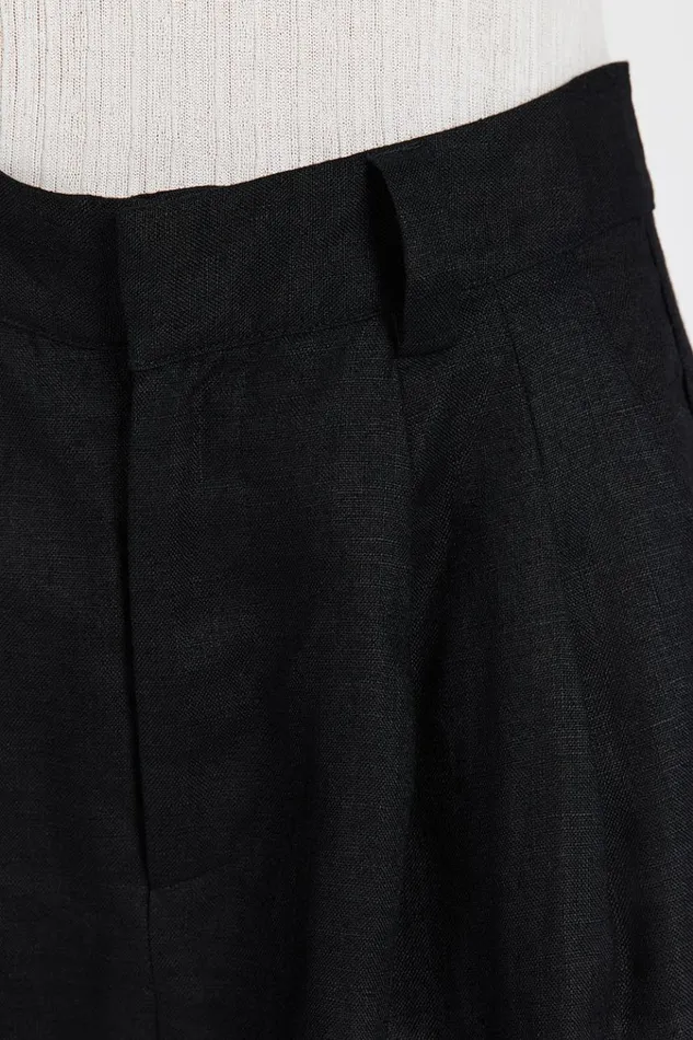 DISSH Pants HOLDEN BLACK LINEN PANT 8211 Women