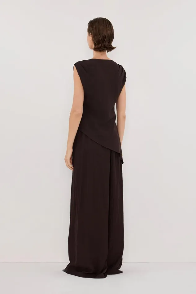 DISSH Pants SHYLA BITTER CHOC WIDE LEG PANT 8211 Women