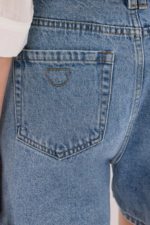 DISSH Shorts FINN MEDIUM BLUE DENIM SHORT 8211 Women