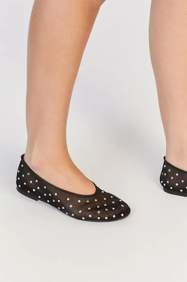 DISSH The Gift Shop ALIAS MAE PIPER BLACK BALLET FLAT 8211 Women
