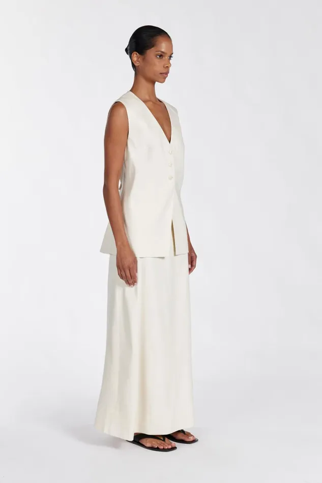 DISSH Vests BRAX CREAM LONGLINE VEST 8211 Women