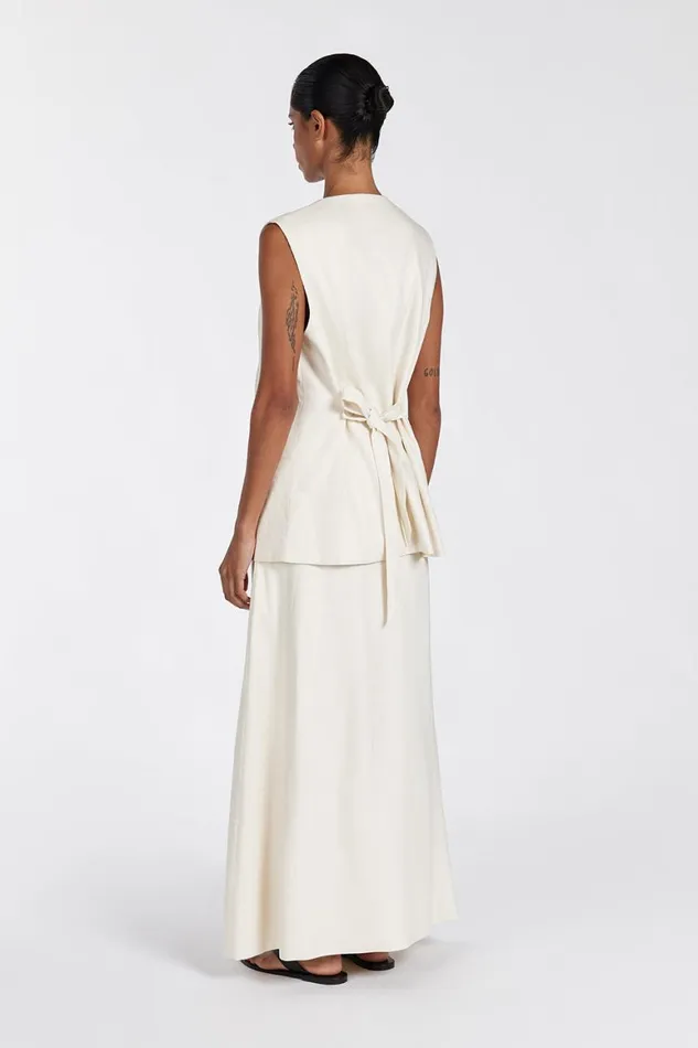 DISSH Vests BRAX CREAM LONGLINE VEST 8211 Women