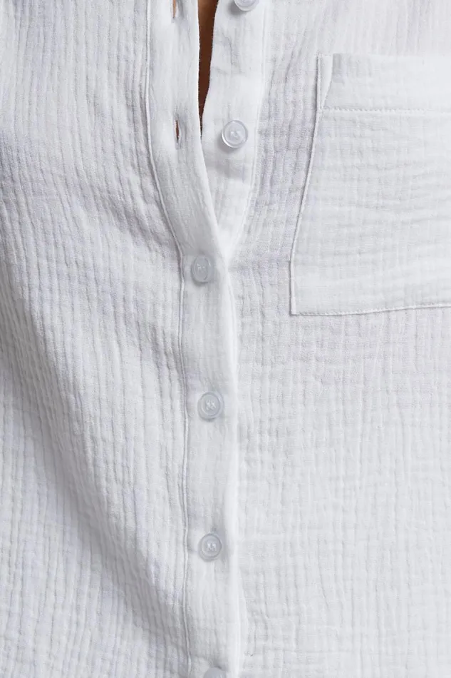 Donita Top 8211 Button Up Shirt Top In White Women Showpo Modest Clothing