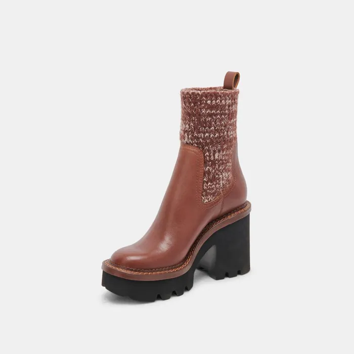 Drago Boots Russet Leather Women Dolce Vita Boots and Booties