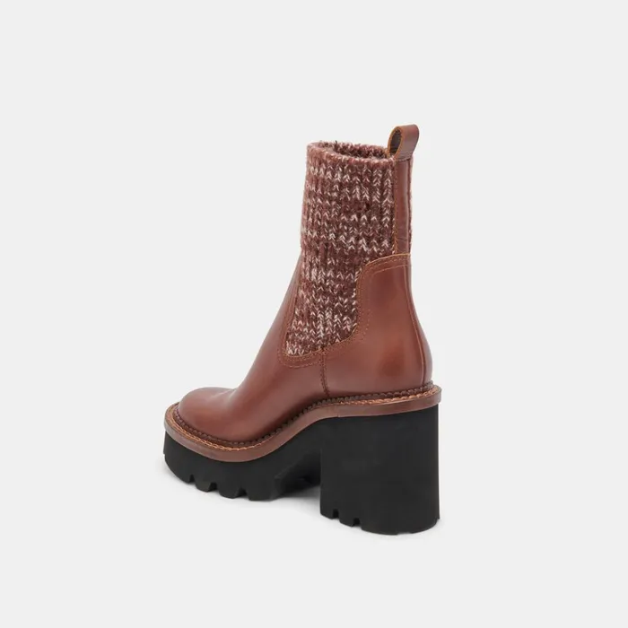 Drago Boots Russet Leather Women Dolce Vita Boots and Booties