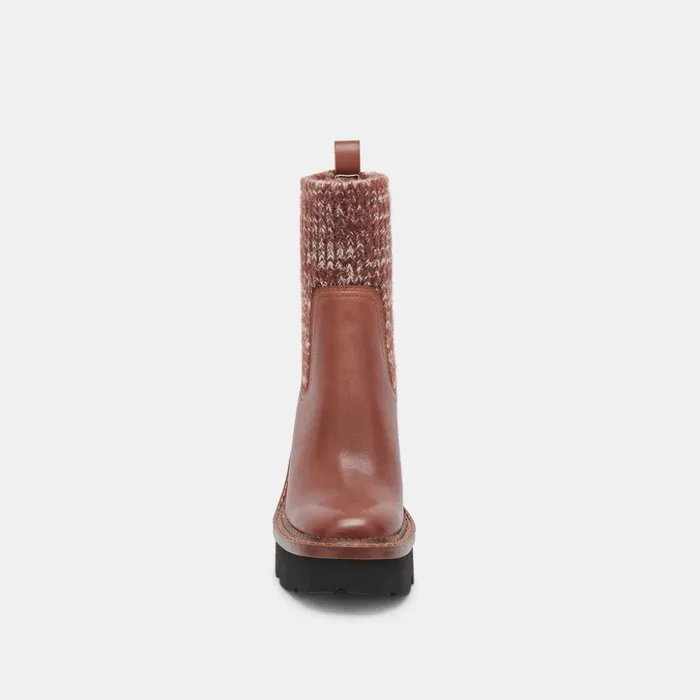 Drago Boots Russet Leather Women Dolce Vita Boots and Booties