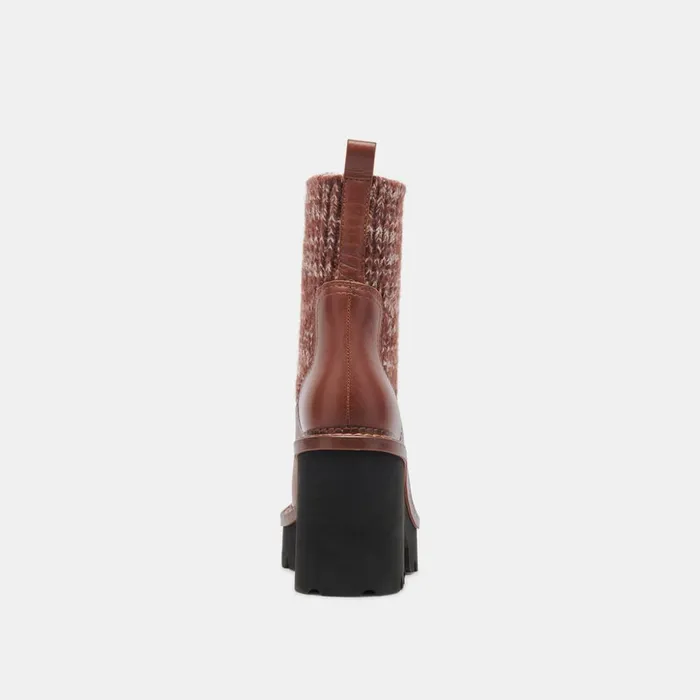 Drago Boots Russet Leather Women Dolce Vita Boots and Booties