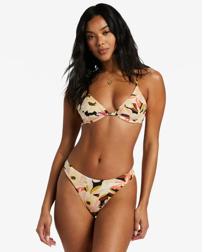 Dream State Reese Underwire Bikini Top Multi Women Billabong Bikinis