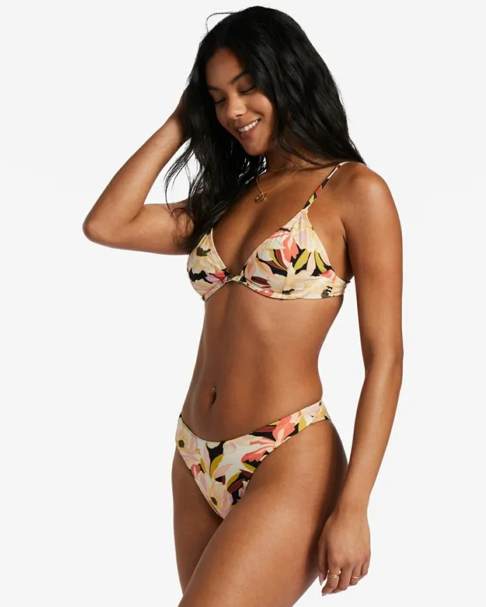Dream State Reese Underwire Bikini Top Multi Women Billabong Bikinis