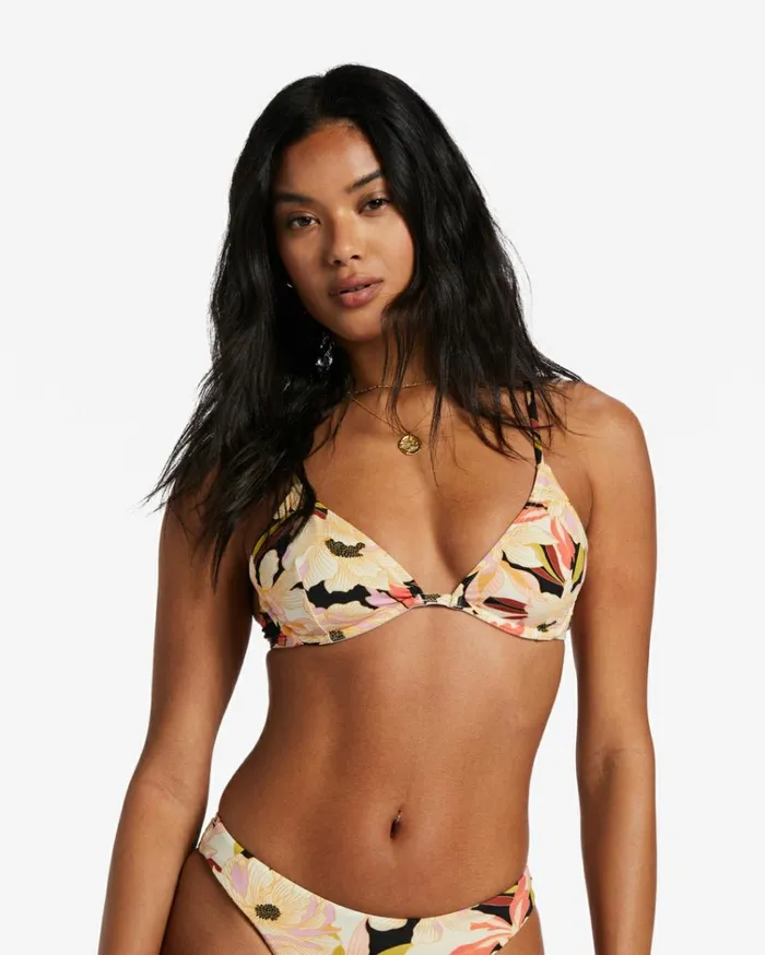 Dream State Reese Underwire Bikini Top Multi Women Billabong Bikinis