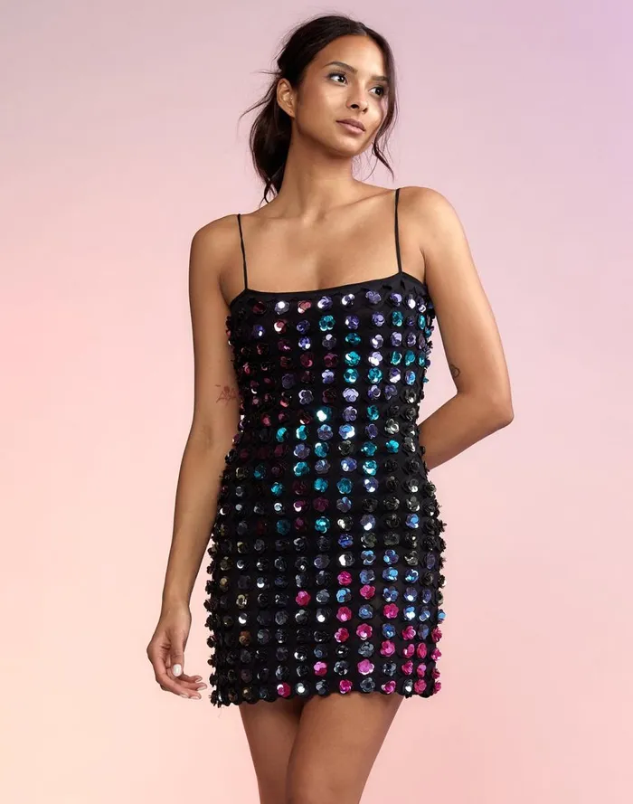 Dresses Women Cynthia Rowley Bella Sequin Applique Dress