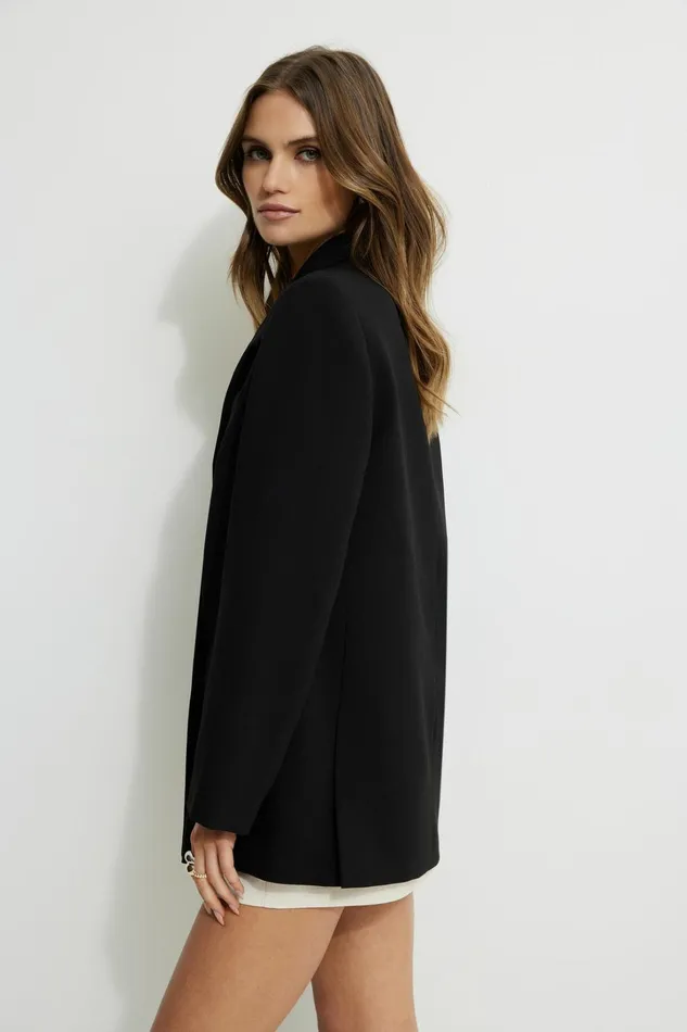 Dynamite Blazers and Vests Women Noa Oversized Blazer BLACK