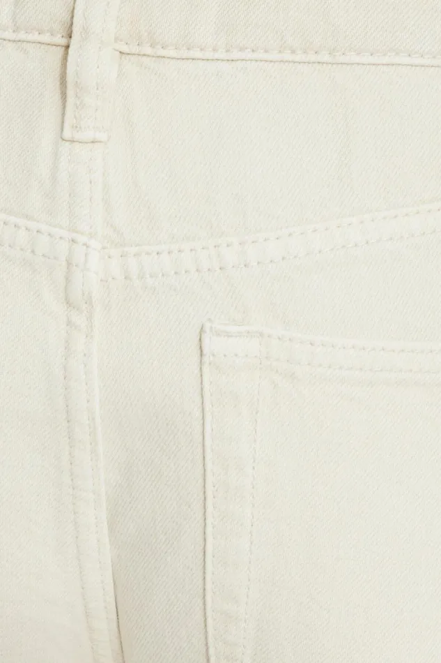 Dynamite Jeans and Denim Women Mika Relaxed Straight Jeans Beige
