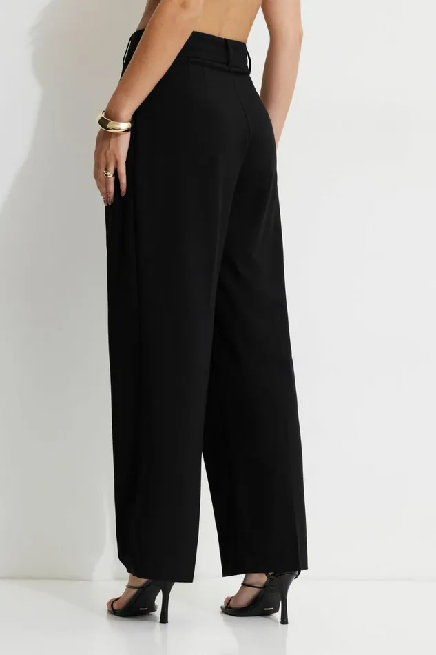 Dynamite Pants Women Drop Waist Pleated Pants Black