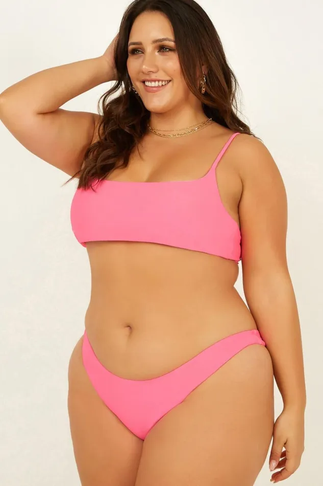 Ella Bikini Bottom In Candy Women Showpo Swimwear