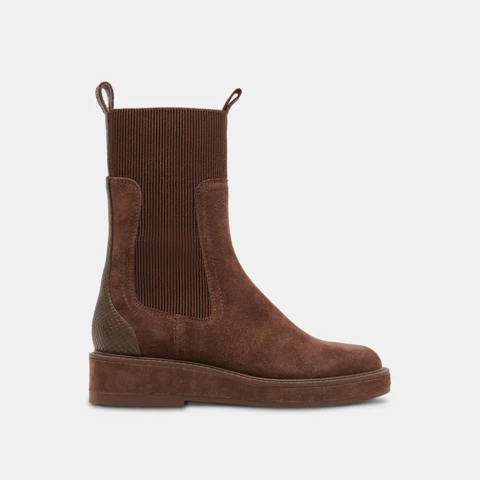 Elyse H2O Boots Cocoa Suede Women Dolce Vita Boots and Booties