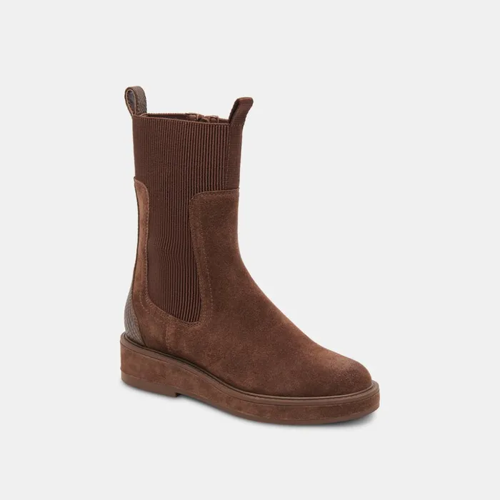 Elyse H2O Boots Cocoa Suede Women Dolce Vita Boots and Booties