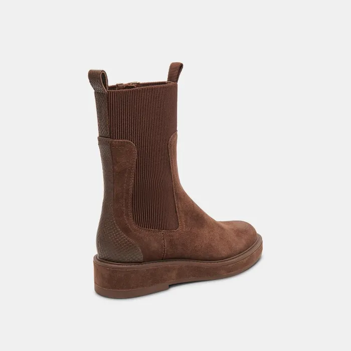Elyse H2O Boots Cocoa Suede Women Dolce Vita Boots and Booties