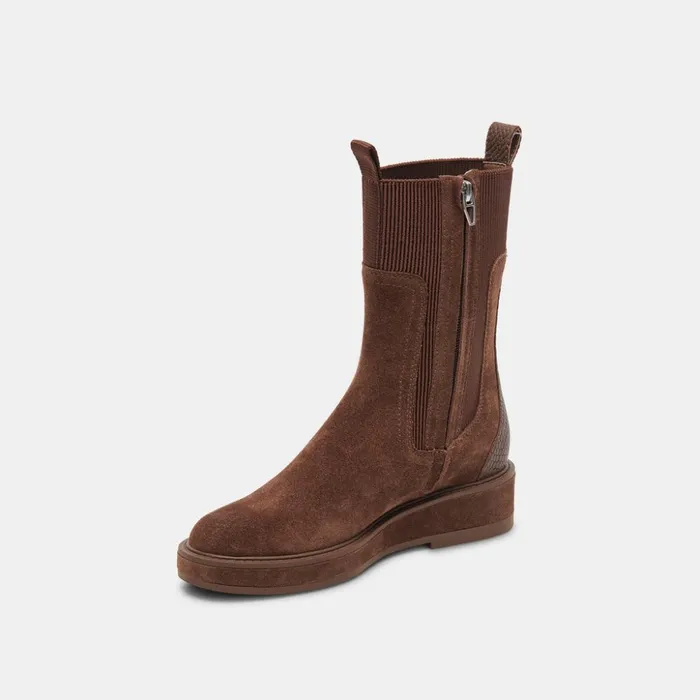 Elyse H2O Boots Cocoa Suede Women Dolce Vita Boots and Booties