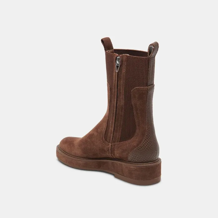 Elyse H2O Boots Cocoa Suede Women Dolce Vita Boots and Booties